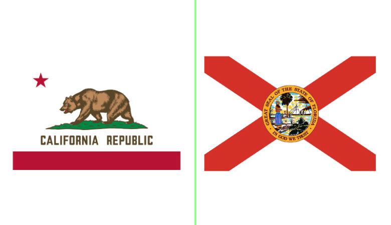Difference Between California And Florida