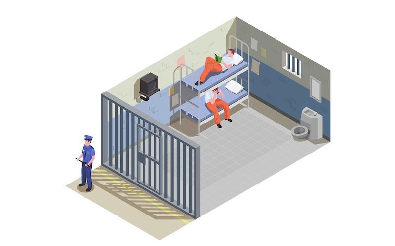 prison concept to understand Federal Prison vs State Prison