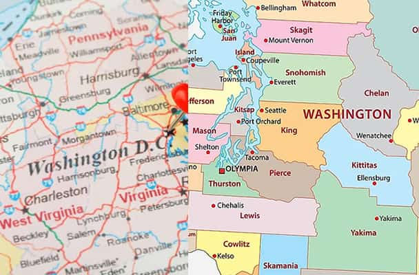 Difference Between Washington and Washington DC